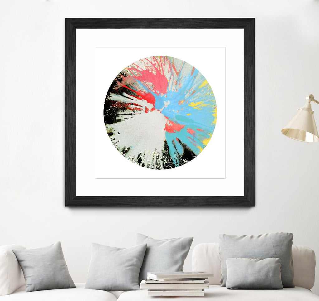 Spin Art 10 by Kyle Goderwis on GIANT ART - white abstract