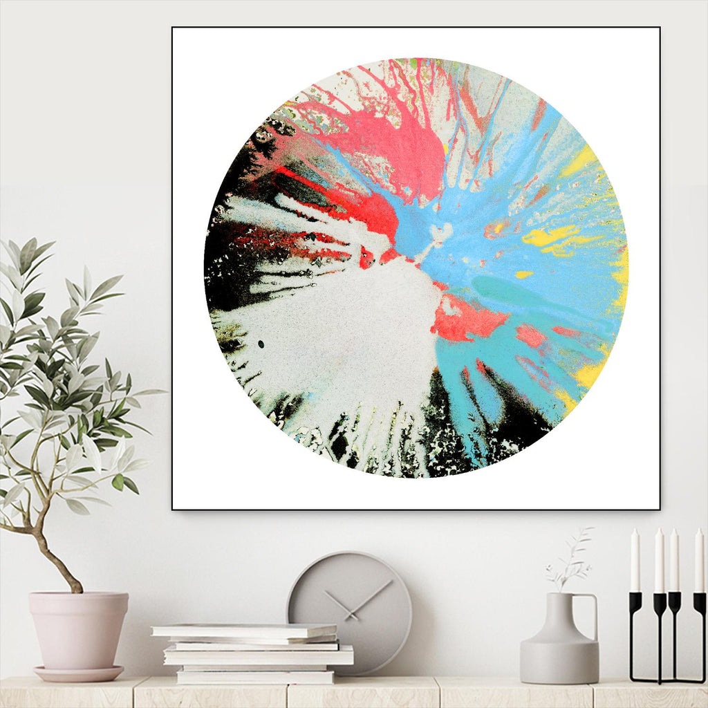 Spin Art 10 by Kyle Goderwis on GIANT ART - white abstract