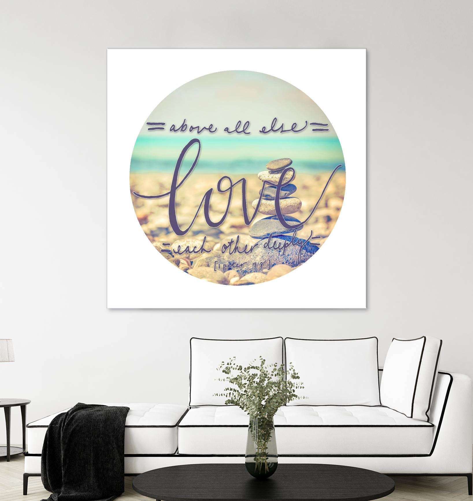 Love Each Other Deeply by THE Studio on GIANT ART - brown photo art