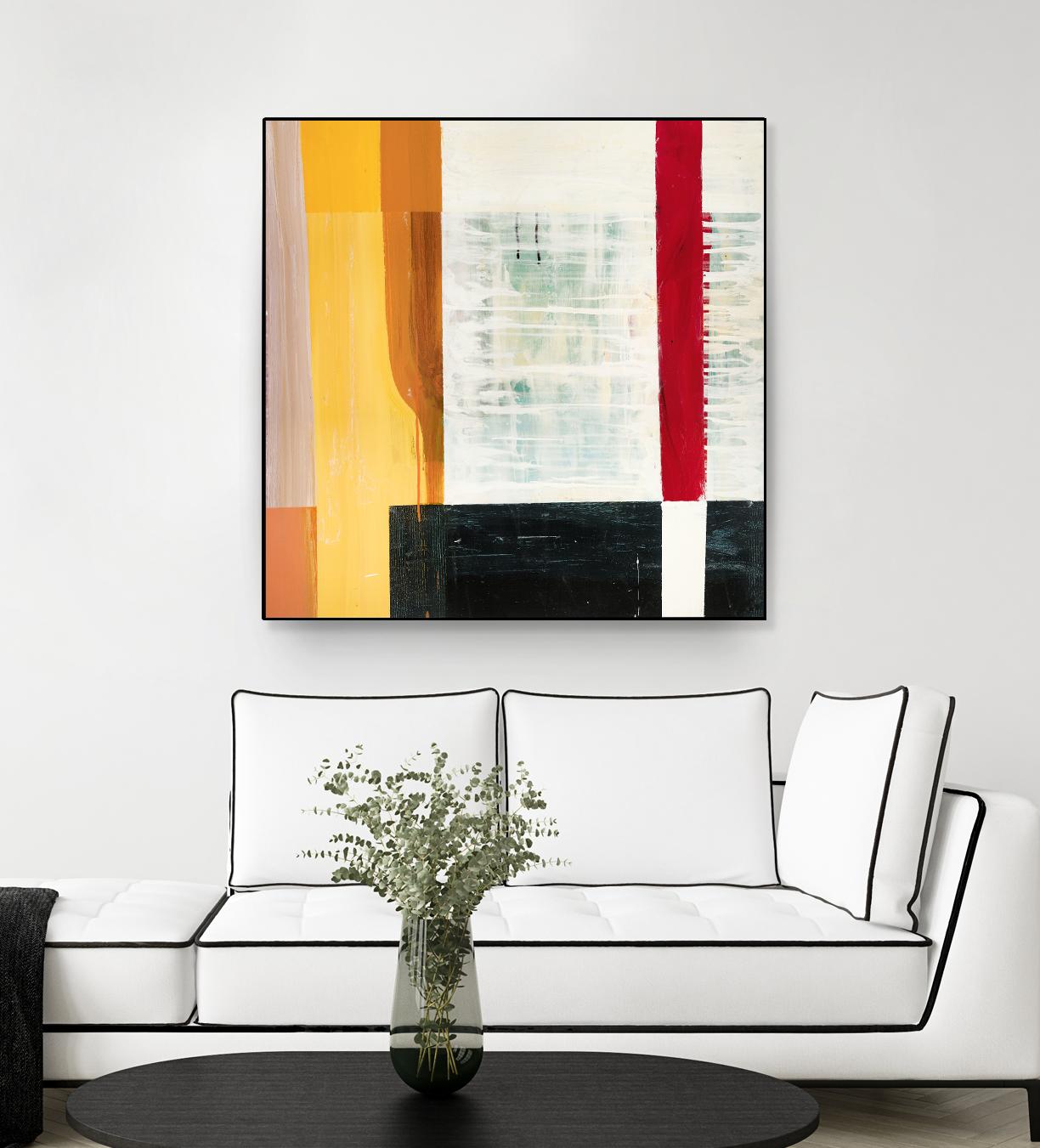 Window 2 by Akiko Hiromoto on GIANT ART - white abstract