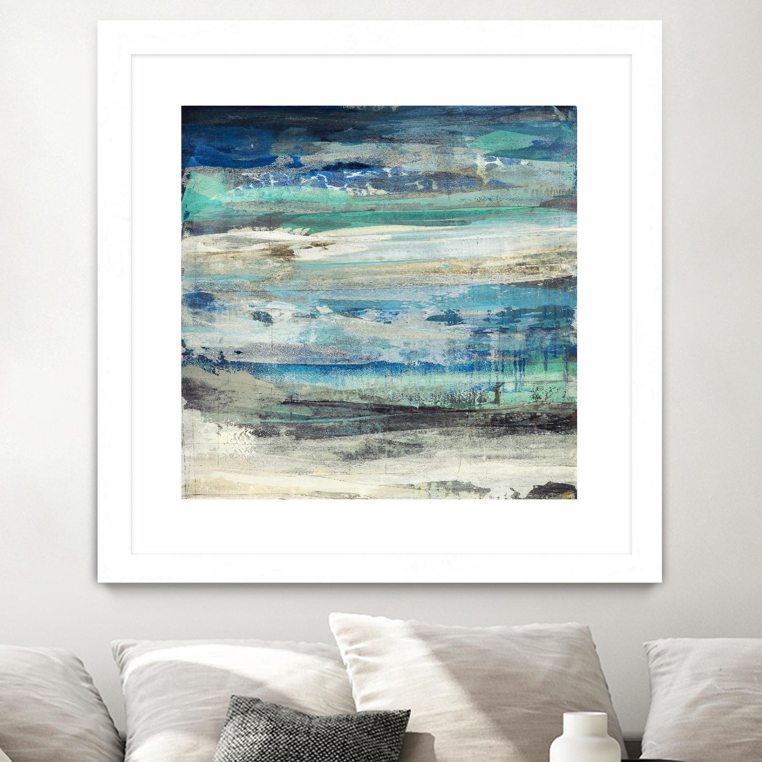 Open Sky 1 by Maeve Harris on GIANT ART - green abstract