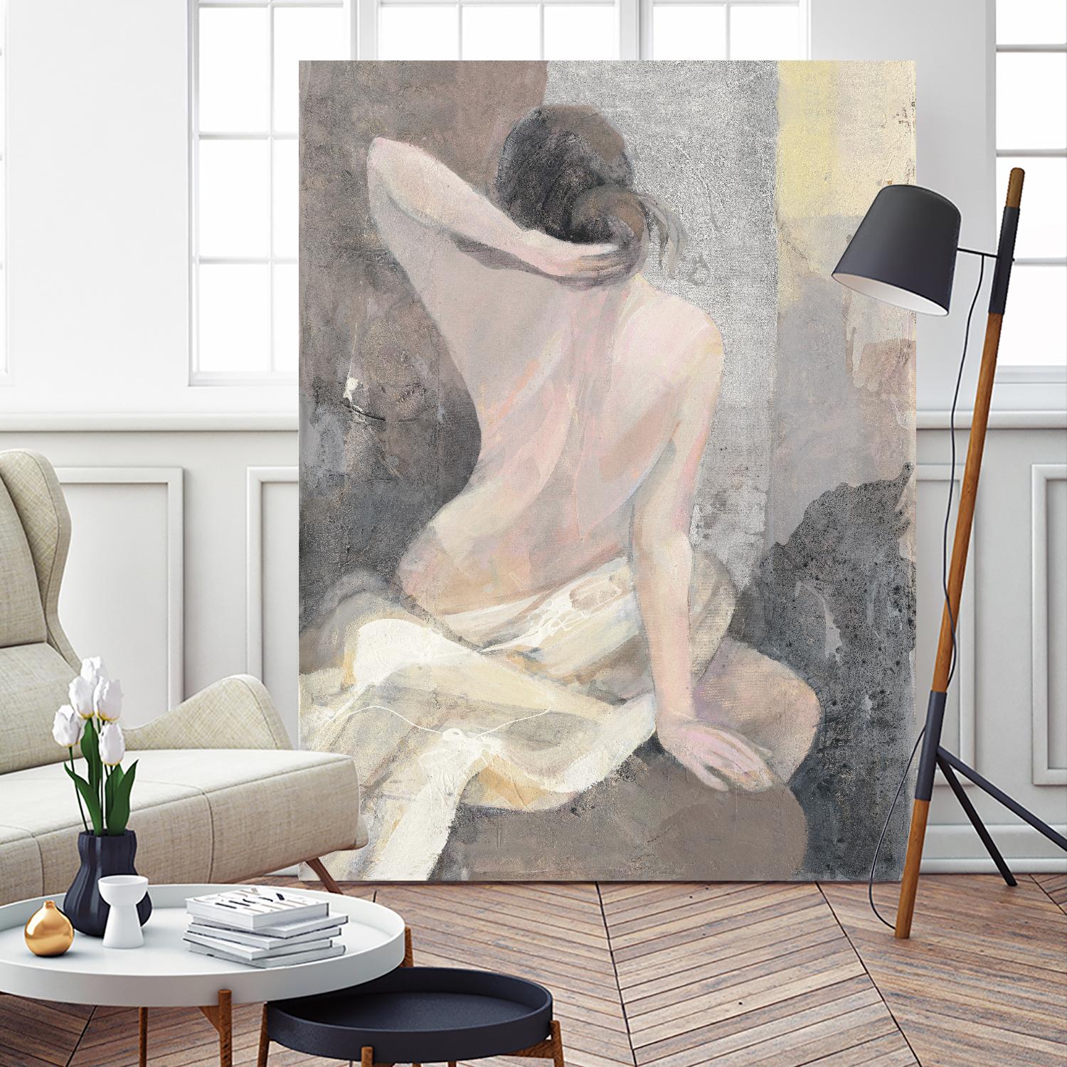 After the Bath I by Albena Hristova on GIANT ART - beige men and women