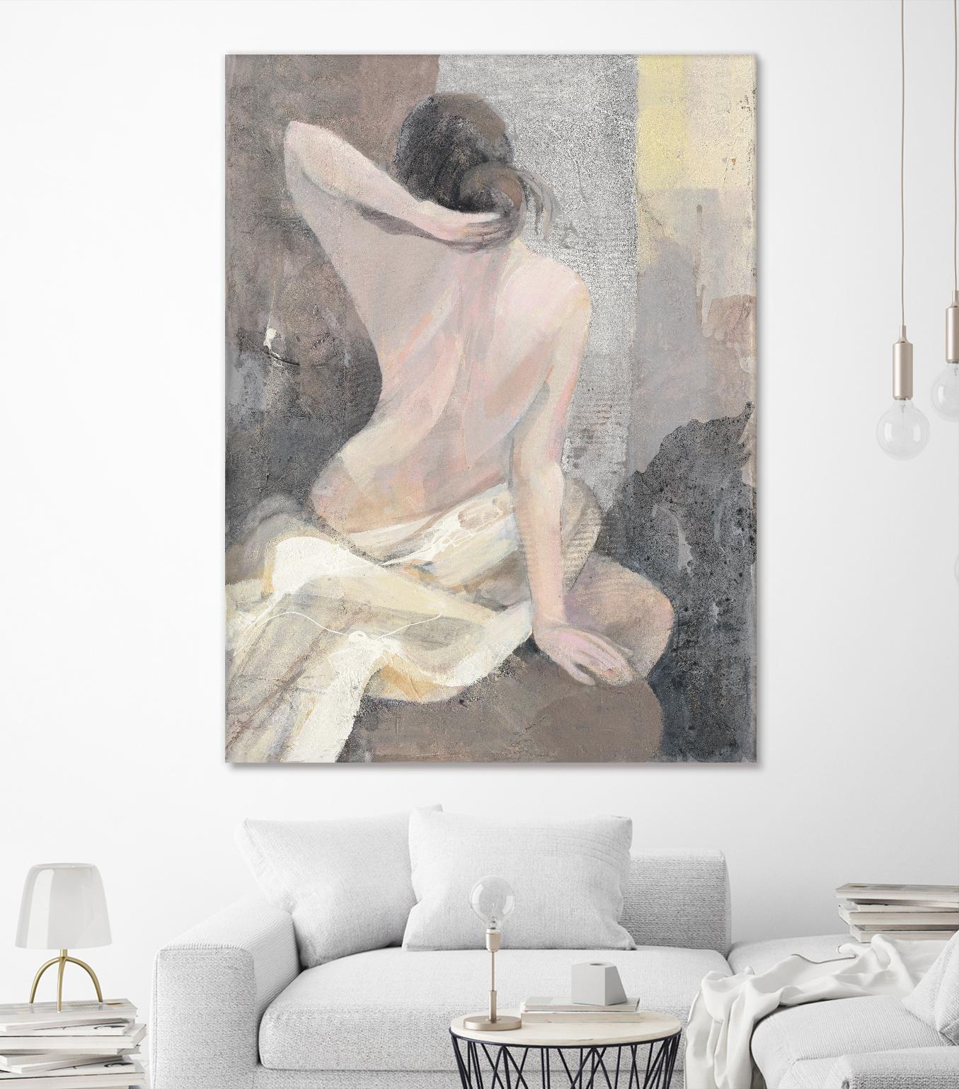 After the Bath I by Albena Hristova on GIANT ART - beige men and women