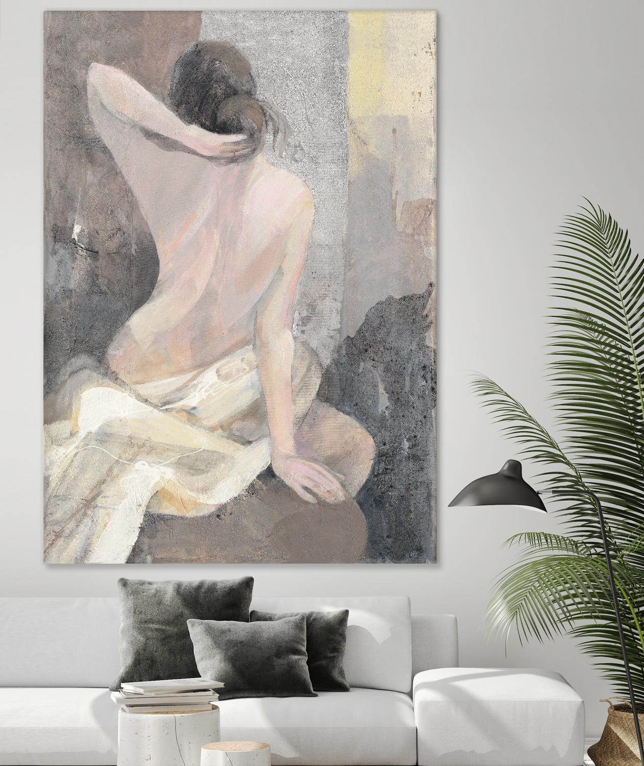 After the Bath I by Albena Hristova on GIANT ART - beige men and women