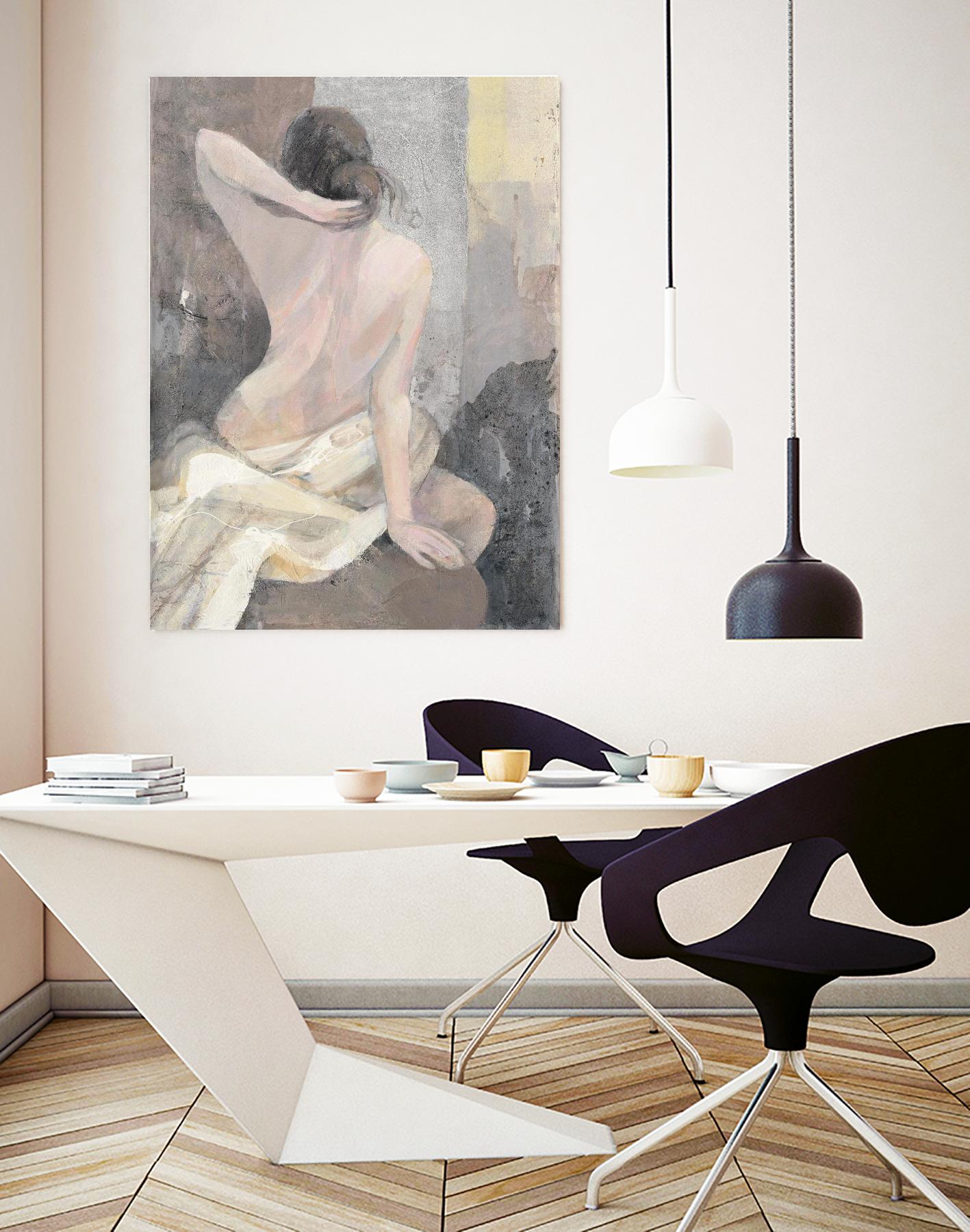 After the Bath I by Albena Hristova on GIANT ART - beige men and women