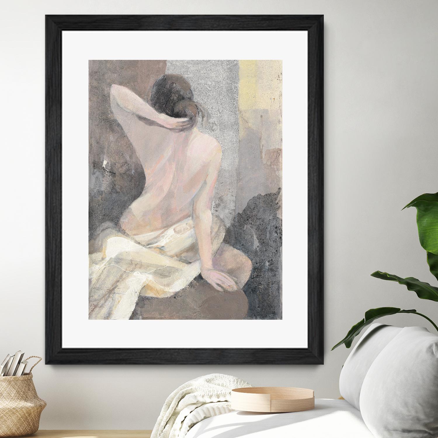 After the Bath I by Albena Hristova on GIANT ART - beige men and women