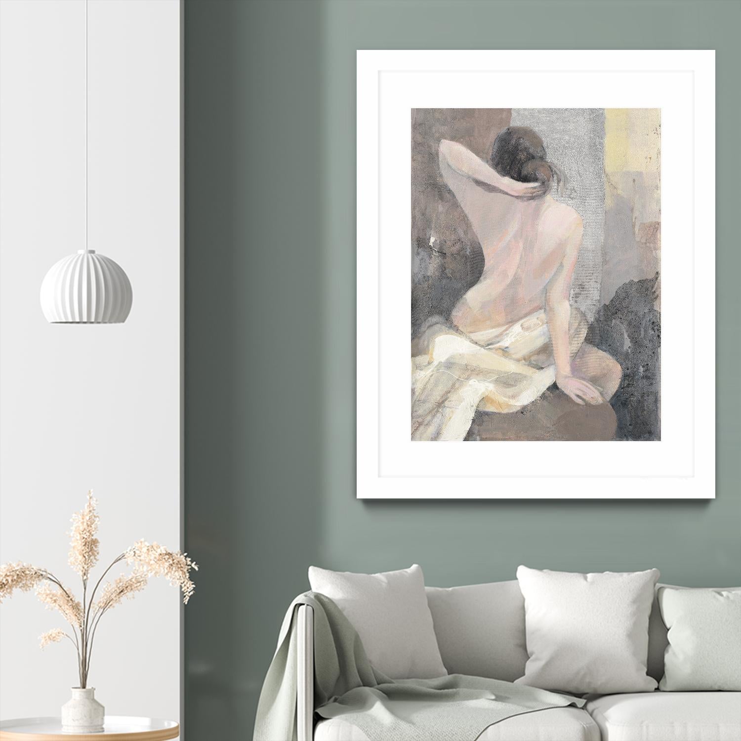 After the Bath I by Albena Hristova on GIANT ART - beige men and women