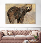 Backward Glance by Albena Hristova on GIANT ART - beige animals