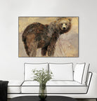 Backward Glance by Albena Hristova on GIANT ART - beige animals