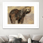 Backward Glance by Albena Hristova on GIANT ART - beige animals