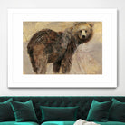 Backward Glance by Albena Hristova on GIANT ART - beige animals