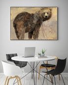 Backward Glance by Albena Hristova on GIANT ART - beige animals