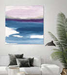 Plum Glow by Chris Paschke on GIANT ART - blue abstract