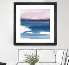 Plum Glow by Chris Paschke on GIANT ART - blue abstract