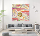 EU Timetable II on by Kathy Ferguson on GIANT ART - beige abstract