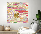 EU Timetable II on by Kathy Ferguson on GIANT ART - beige abstract