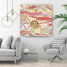 EU Timetable II on by Kathy Ferguson on GIANT ART - beige abstract