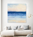 True Blue Ocean I by Julia Purinton on GIANT ART - white sea scene