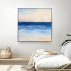 True Blue Ocean I by Julia Purinton on GIANT ART - white sea scene