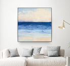 True Blue Ocean I by Julia Purinton on GIANT ART - white sea scene