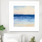 True Blue Ocean I by Julia Purinton on GIANT ART - white sea scene