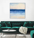 True Blue Ocean I by Julia Purinton on GIANT ART - white sea scene