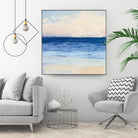 True Blue Ocean I by Julia Purinton on GIANT ART - white sea scene