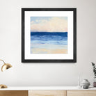 True Blue Ocean I by Julia Purinton on GIANT ART - white sea scene