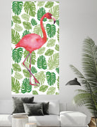 Tropical Flamingo I by Portfolio on GIANT ART - green tropical