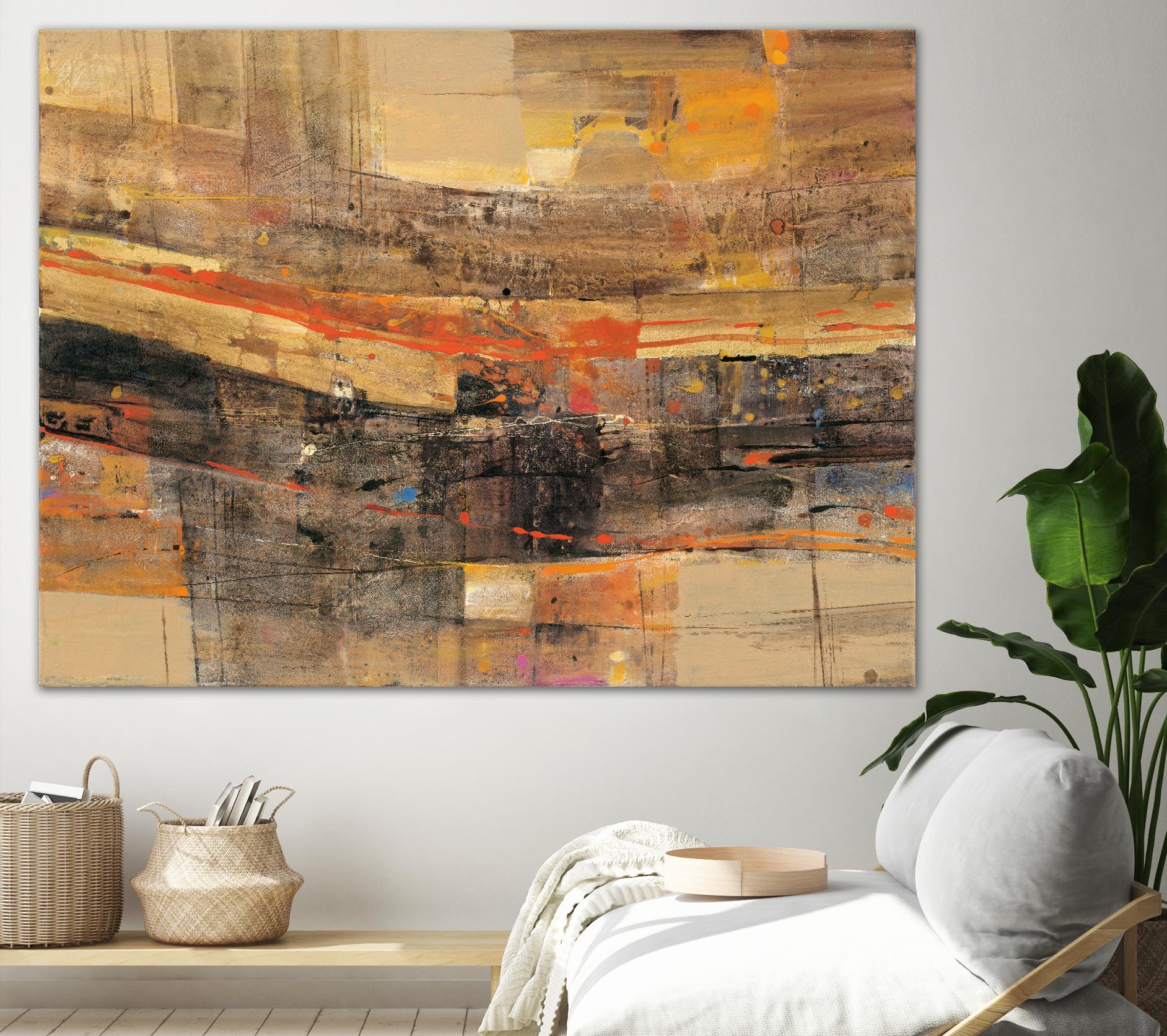 Natures Theater by Albena Hristova on GIANT ART - brown abstract