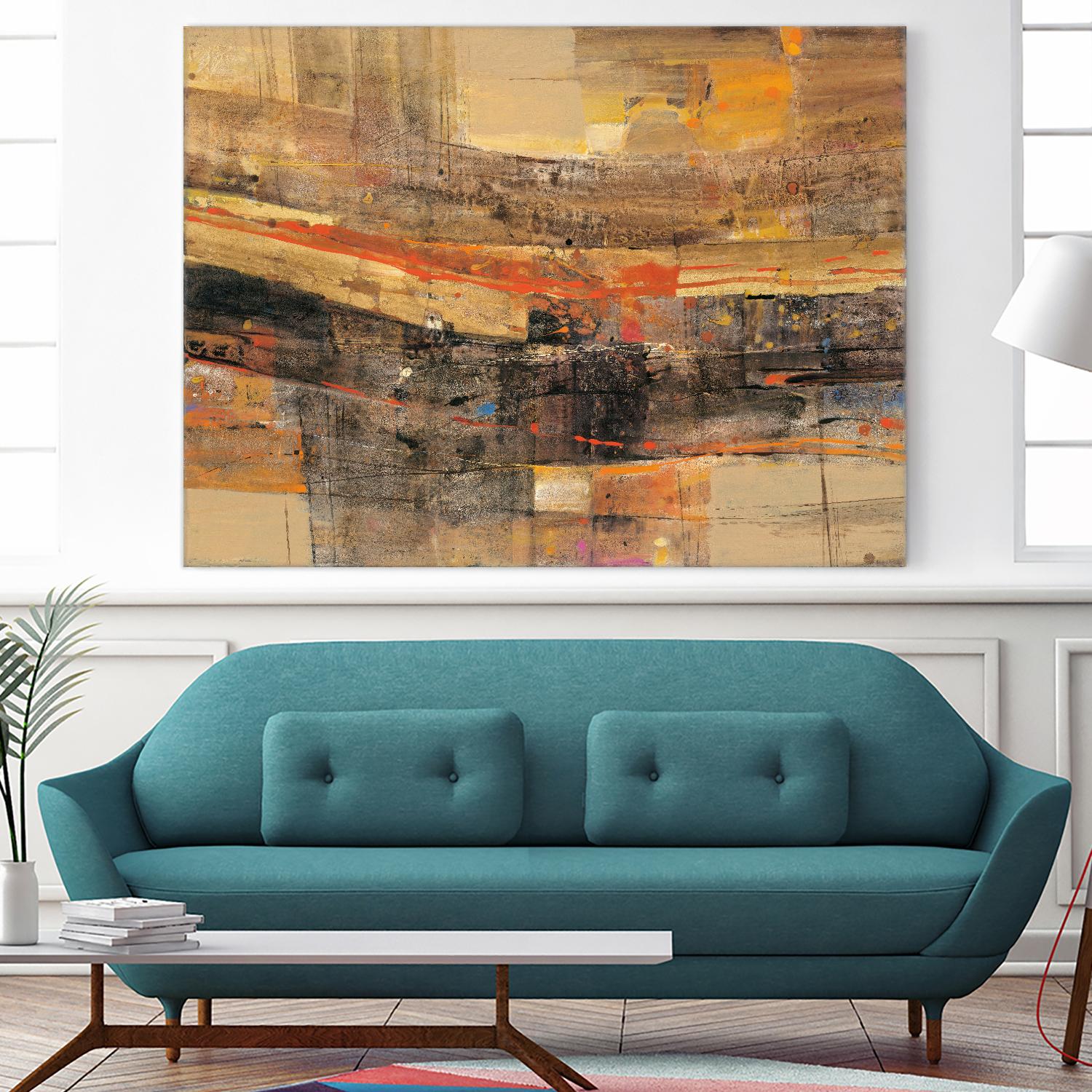 Natures Theater by Albena Hristova on GIANT ART - brown abstract