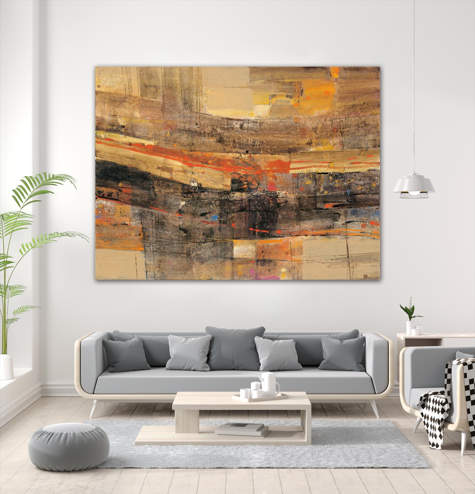 Natures Theater by Albena Hristova on GIANT ART - brown abstract