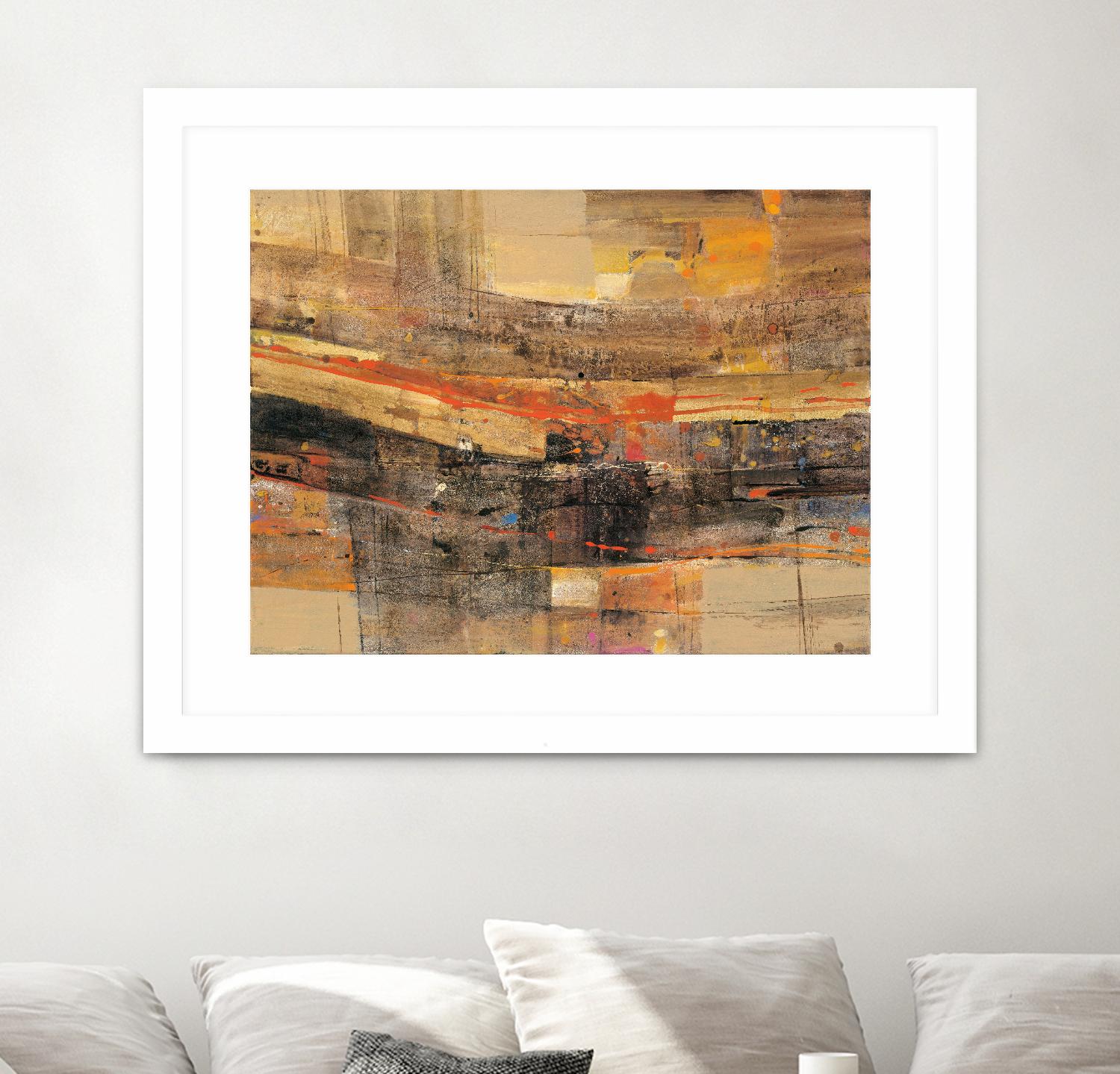 Natures Theater by Albena Hristova on GIANT ART - brown abstract