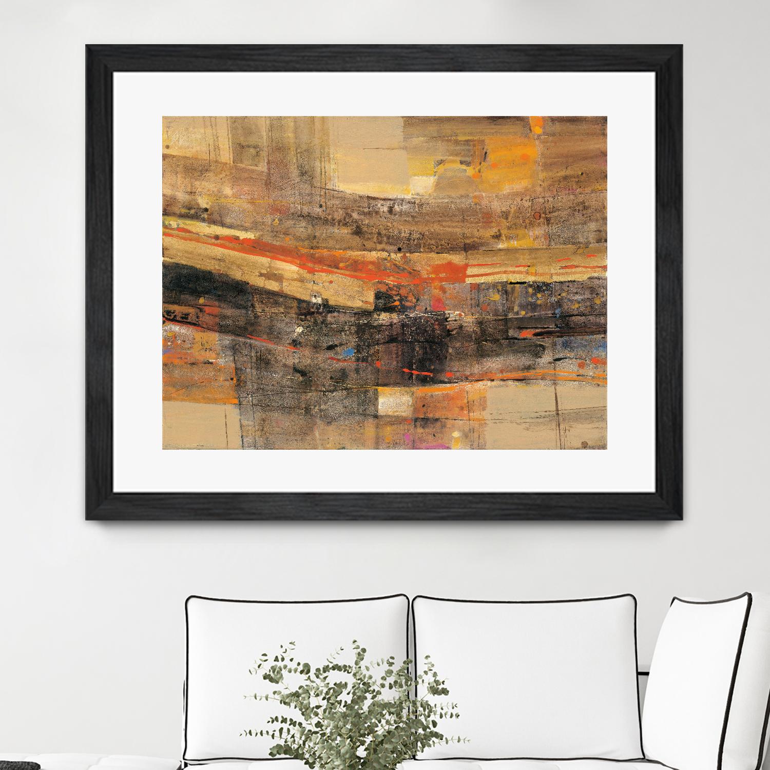 Natures Theater by Albena Hristova on GIANT ART - brown abstract