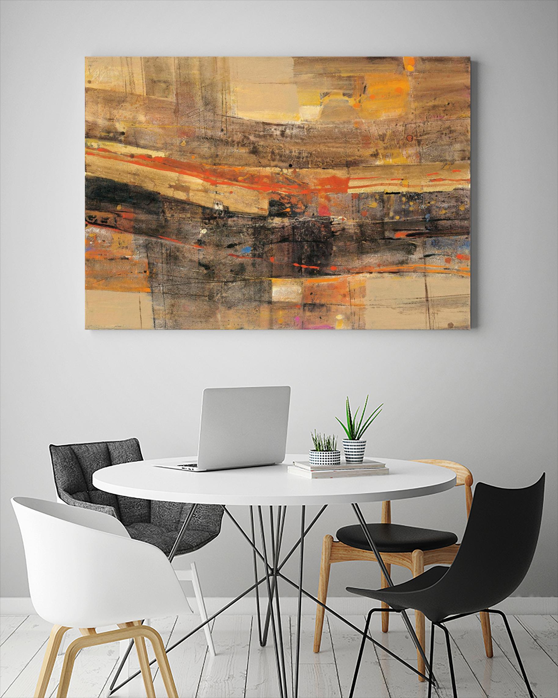 Natures Theater by Albena Hristova on GIANT ART - brown abstract