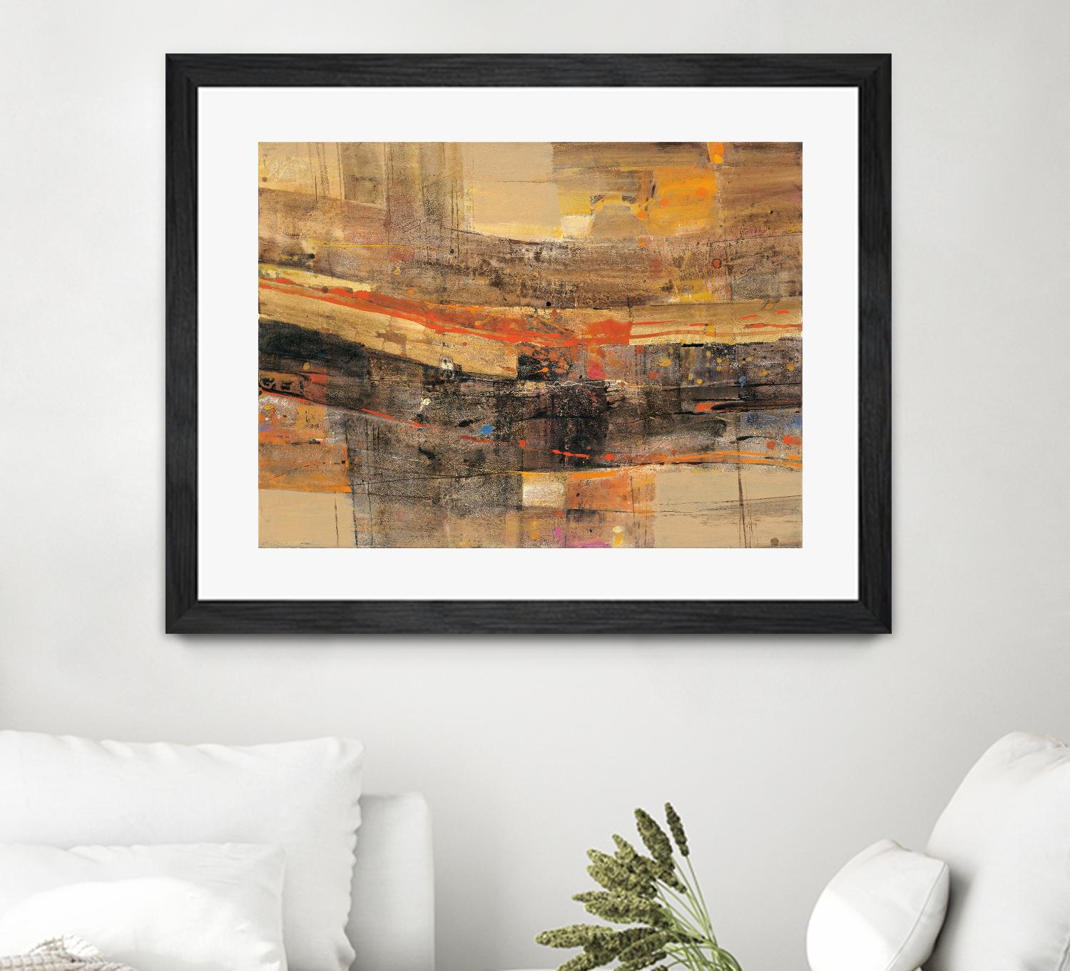 Natures Theater by Albena Hristova on GIANT ART - brown abstract