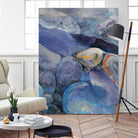 In the Stream II by Albena Hristova on GIANT ART - blue abstract