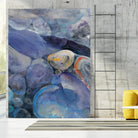 In the Stream II by Albena Hristova on GIANT ART - blue abstract