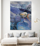 In the Stream II by Albena Hristova on GIANT ART - blue abstract