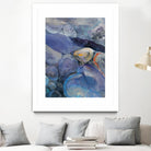 In the Stream II by Albena Hristova on GIANT ART - blue abstract