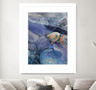 In the Stream II by Albena Hristova on GIANT ART - blue abstract