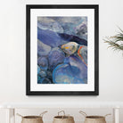 In the Stream II by Albena Hristova on GIANT ART - blue abstract