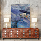 In the Stream II by Albena Hristova on GIANT ART - blue abstract