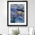 In the Stream II by Albena Hristova on GIANT ART - blue abstract