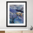 In the Stream II by Albena Hristova on GIANT ART - blue abstract