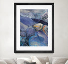 In the Stream II by Albena Hristova on GIANT ART - blue abstract