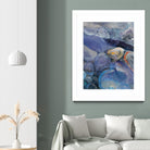 In the Stream II by Albena Hristova on GIANT ART - blue abstract