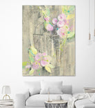 Birdcage Floral I by Albena Hristova on GIANT ART - pink floral
