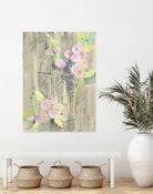 Birdcage Floral I by Albena Hristova on GIANT ART - pink floral