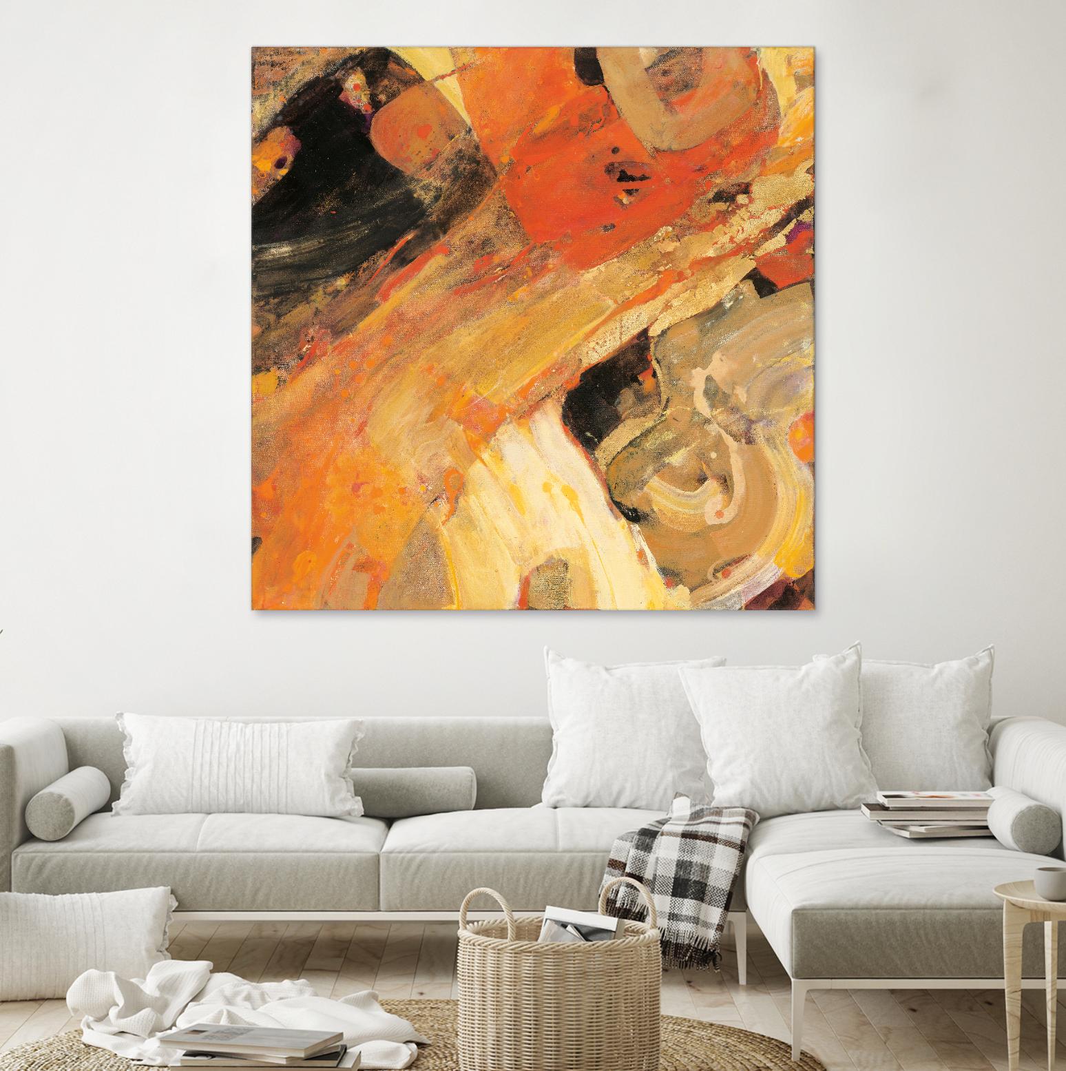 Moab by Albena Hristova on GIANT ART - yellow abstract